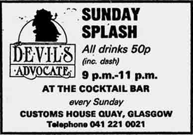 Devils Advocate advert 1983